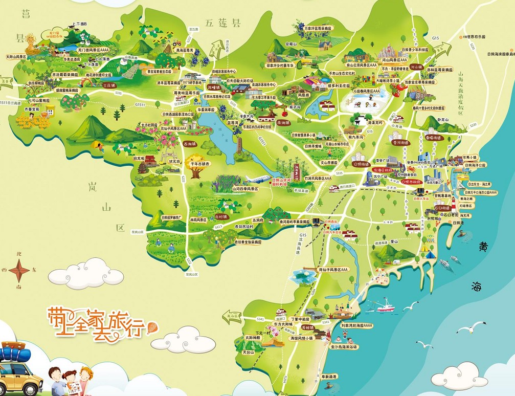 南林乡景区使用手绘地图给景区能带来什么好处？